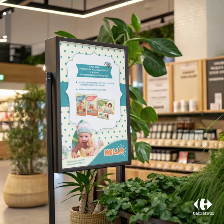 Carrefour plakat Plaskotaart