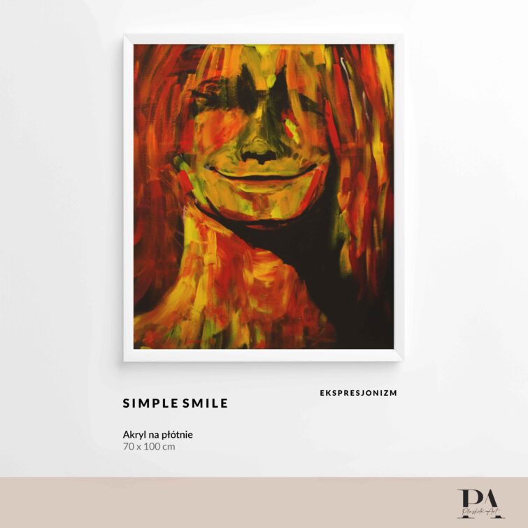 MALARSTWO_PLASKOTAART_SMILE